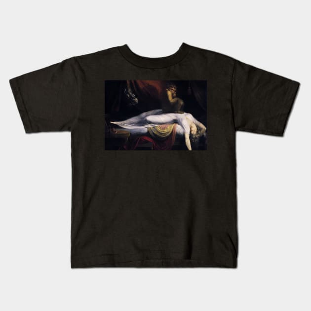 The Nightmare | Henry Fuseli | Satanic Art Kids T-Shirt by WearSatan